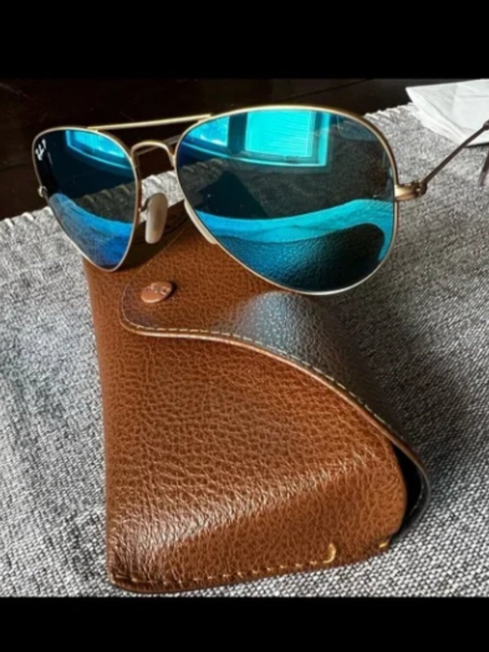 Ray-Ban 3026 Aviator Flash Lenses Sunglasses 62mm